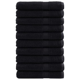 Toallas premium SOLUND 10 unidades negro 100x200 cm 600 gsm de , Toallas - Ref: Foro24-137439, Precio: 244,42 €, Descuento: %