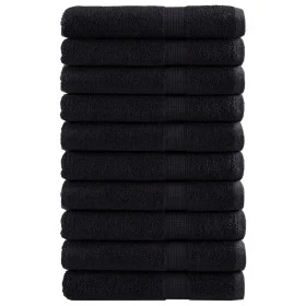 Toallas premium SOLUND 10 unidades negro 100x200 cm 600 gsm de , Toallas - Ref: Foro24-137439, Precio: 229,59 €, Descuento: %
