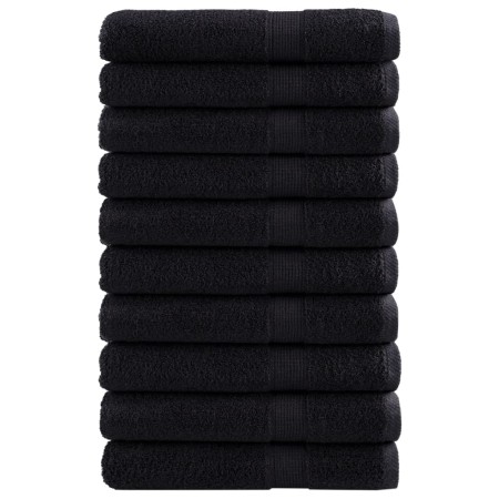 Toallas premium SOLUND 10 unidades negro 100x200 cm 600 gsm de , Toallas - Ref: Foro24-137439, Precio: 244,42 €, Descuento: %