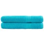 Toallas de sauna SOLUND 2 unidades turquesa 80x200 cm 600 gsm de , Toallas - Ref: Foro24-137458, Precio: 44,10 €, Descuento: %