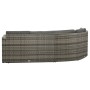Set de muebles de jardín 4 pzas y cojines ratán sintético gris de vidaXL, Conjuntos de jardín - Ref: Foro24-312176, Precio: 7...