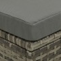 Set de muebles de jardín 4 pzas y cojines ratán sintético gris de vidaXL, Conjuntos de jardín - Ref: Foro24-312176, Precio: 7...