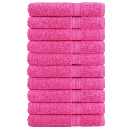 Toallas premium SOLUND 10 unidades rosa 100x200 cm 600 gsm de , Toallas - Ref: Foro24-137535, Precio: 243,79 €, Descuento: %