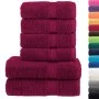 Juego de toallas premium SOLUND 6 unidades burdeos 600 gsm de , Toallas - Ref: Foro24-137556, Precio: 58,20 €, Descuento: %