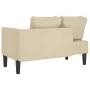 Sofá diván con cojines tela crema de , Divanes - Ref: Foro24-4007584, Precio: 166,17 €, Descuento: %