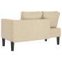 Sofá diván con cojines tela crema de , Divanes - Ref: Foro24-4007584, Precio: 169,73 €, Descuento: %