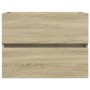 Armario de lavabo contrachapada roble Sonoma 60x38,5x45 cm de , Muebles de baño - Ref: Foro24-849636, Precio: 46,19 €, Descue...