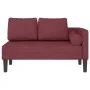 Sofá diván con cojines tela rojo tinto de , Divanes - Ref: Foro24-4007586, Precio: 167,67 €, Descuento: %