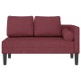 Sofá diván con cojines tela rojo tinto de , Divanes - Ref: Foro24-4007586, Precio: 169,73 €, Descuento: %