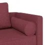 Sofá diván con cojines tela rojo tinto de , Divanes - Ref: Foro24-4007586, Precio: 167,67 €, Descuento: %