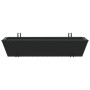 Jardineras con ganchos 2 unidades ratán sintético negro de , Maceteros y jardineras - Ref: Foro24-366404, Precio: 93,70 €, De...