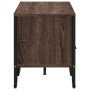 Mueble de TV madera de ingeniería marrón roble 122x34x41 cm de , Muebles TV - Ref: Foro24-848583, Precio: 73,08 €, Descuento: %
