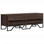 Mueble de TV madera de ingeniería marrón roble 122x34x41 cm de , Muebles TV - Ref: Foro24-848583, Precio: 73,08 €, Descuento: %