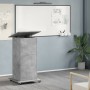 Atril con ruedas y cajón madera ingeniería hormigón 55x55x107cm de , Escritorios - Ref: Foro24-848027, Precio: 107,28 €, Desc...
