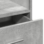 Atril con ruedas y cajón madera ingeniería hormigón 55x55x107cm de , Escritorios - Ref: Foro24-848027, Precio: 107,28 €, Desc...