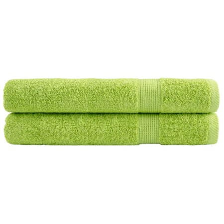 Toallas premium SOLUND 2 uds verde manzana 100x200 cm 600 gsm de , Toallas - Ref: Foro24-137509, Precio: 60,44 €, Descuento: %