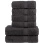 Juego de toallas premium SOLUND 6 unidades antracita 600 gsm de , Toallas - Ref: Foro24-137554, Precio: 55,50 €, Descuento: %