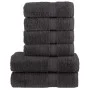 Juego de toallas premium SOLUND 6 unidades antracita 600 gsm de , Toallas - Ref: Foro24-137554, Precio: 52,44 €, Descuento: %