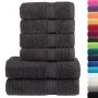 Juego de toallas premium SOLUND 6 unidades antracita 600 gsm de , Toallas - Ref: Foro24-137554, Precio: 52,44 €, Descuento: %