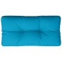 Cojín para sofá de palets de tela azul claro 70x40x12 cm de , Cojines para sillas y sofás - Ref: Foro24-360583, Precio: 20,52...