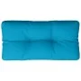 Cojín para sofá de palets de tela azul claro 80x40x12 cm de , Cojines para sillas y sofás - Ref: Foro24-360605, Precio: 24,59...