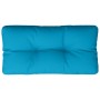 Cojín para sofá de palets de tela azul claro 80x40x12 cm de , Cojines para sillas y sofás - Ref: Foro24-360605, Precio: 25,01...