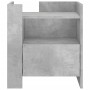 Mesita de noche madera de ingeniería gris hormigón 45x50x50 cm de , Mesitas de noche - Ref: Foro24-848279, Precio: 55,02 €, D...