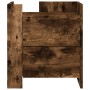 Mesita de noche madera de ingeniería roble ahumado 45x50x50 cm de , Mesitas de noche - Ref: Foro24-848287, Precio: 56,47 €, D...