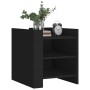 Mesita de noche madera de ingeniería negro 45x50x50 cm de , Mesitas de noche - Ref: Foro24-848291, Precio: 46,52 €, Descuento: %