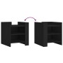 Mesita de noche madera de ingeniería negro 45x50x50 cm de , Mesitas de noche - Ref: Foro24-848291, Precio: 46,52 €, Descuento: %