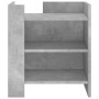 Mesita de noche madera de ingeniería gris hormigón 45x50x50 cm de , Mesitas de noche - Ref: Foro24-848293, Precio: 44,82 €, D...