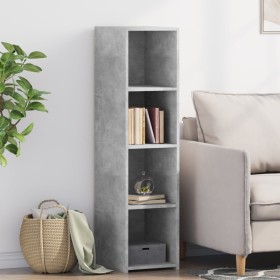Aparador alto madera de ingeniería gris hormigón 30x41x124 cm de , Aparadores - Ref: Foro24-846379, Precio: 57,63 €, Descuent...