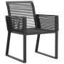 Sillas de jardín 2 unidades ratán sintético negro de , Sillas de jardín - Ref: Foro24-4008113, Precio: 193,91 €, Descuento: %