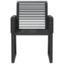 Sillas de jardín 2 unidades ratán sintético negro de , Sillas de jardín - Ref: Foro24-4008113, Precio: 193,91 €, Descuento: %