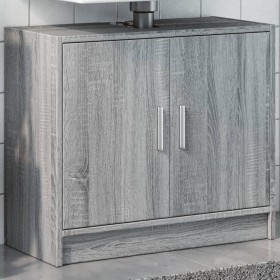 Armario de lavabo madera de ingeniería gris Sonoma 63x29x55 cm de , Muebles de baño - Ref: Foro24-848099, Precio: 52,27 €, De...