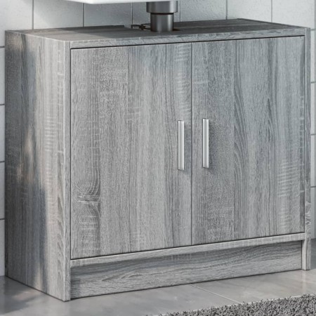 Armario de lavabo madera de ingeniería gris Sonoma 63x29x55 cm de , Muebles de baño - Ref: Foro24-848099, Precio: 52,27 €, De...