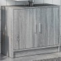 Armario de lavabo madera de ingeniería gris Sonoma 63x29x55 cm de , Muebles de baño - Ref: Foro24-848099, Precio: 52,27 €, De...