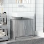 Armario de lavabo madera de ingeniería gris Sonoma 63x29x55 cm de , Muebles de baño - Ref: Foro24-848099, Precio: 52,27 €, De...