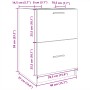 Armario de lavabo madera de ingeniería blanco 40x37x59 cm de , Muebles de baño - Ref: Foro24-848101, Precio: 74,43 €, Descuen...