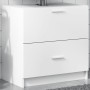 Armario de lavabo madera de ingeniería blanco 59x37x59 cm de , Muebles de baño - Ref: Foro24-848108, Precio: 70,82 €, Descuen...