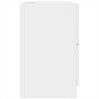 Armario de lavabo madera de ingeniería blanco 59x37x59 cm de , Muebles de baño - Ref: Foro24-848108, Precio: 70,82 €, Descuen...