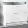 Armario de lavabo madera de ingeniería blanco 78x37x59 cm de , Muebles de baño - Ref: Foro24-848115, Precio: 84,60 €, Descuen...