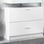 Armario de lavabo madera de ingeniería blanco 78x37x59 cm de , Muebles de baño - Ref: Foro24-848115, Precio: 85,66 €, Descuen...