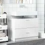 Armario de lavabo madera de ingeniería blanco 78x37x59 cm de , Muebles de baño - Ref: Foro24-848115, Precio: 84,60 €, Descuen...