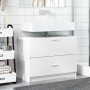 Armario de lavabo madera de ingeniería blanco 78x37x59 cm de , Muebles de baño - Ref: Foro24-848115, Precio: 85,66 €, Descuen...