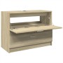 Armario de lavabo madera de ingeniería roble Sonoma 78x37x59 cm de , Muebles de baño - Ref: Foro24-848117, Precio: 86,31 €, D...