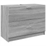 Armario de lavabo madera de ingeniería gris Sonoma 78x37x59 cm de , Muebles de baño - Ref: Foro24-848120, Precio: 91,61 €, De...