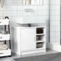 Armario para lavabo madera de ingeniería blanco 63x29x55 cm de , Muebles de baño - Ref: Foro24-848129, Precio: 55,94 €, Descu...