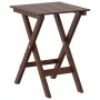Silla mecedora con mesa plegable madera maciza de álamo marrón de , Mecedoras - Ref: Foro24-3281256, Precio: 165,66 €, Descue...