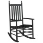 Mecedoras con asiento curvo 2 uds madera álamo maciza negro de , Mecedoras - Ref: Foro24-3281586, Precio: 200,55 €, Descuento: %